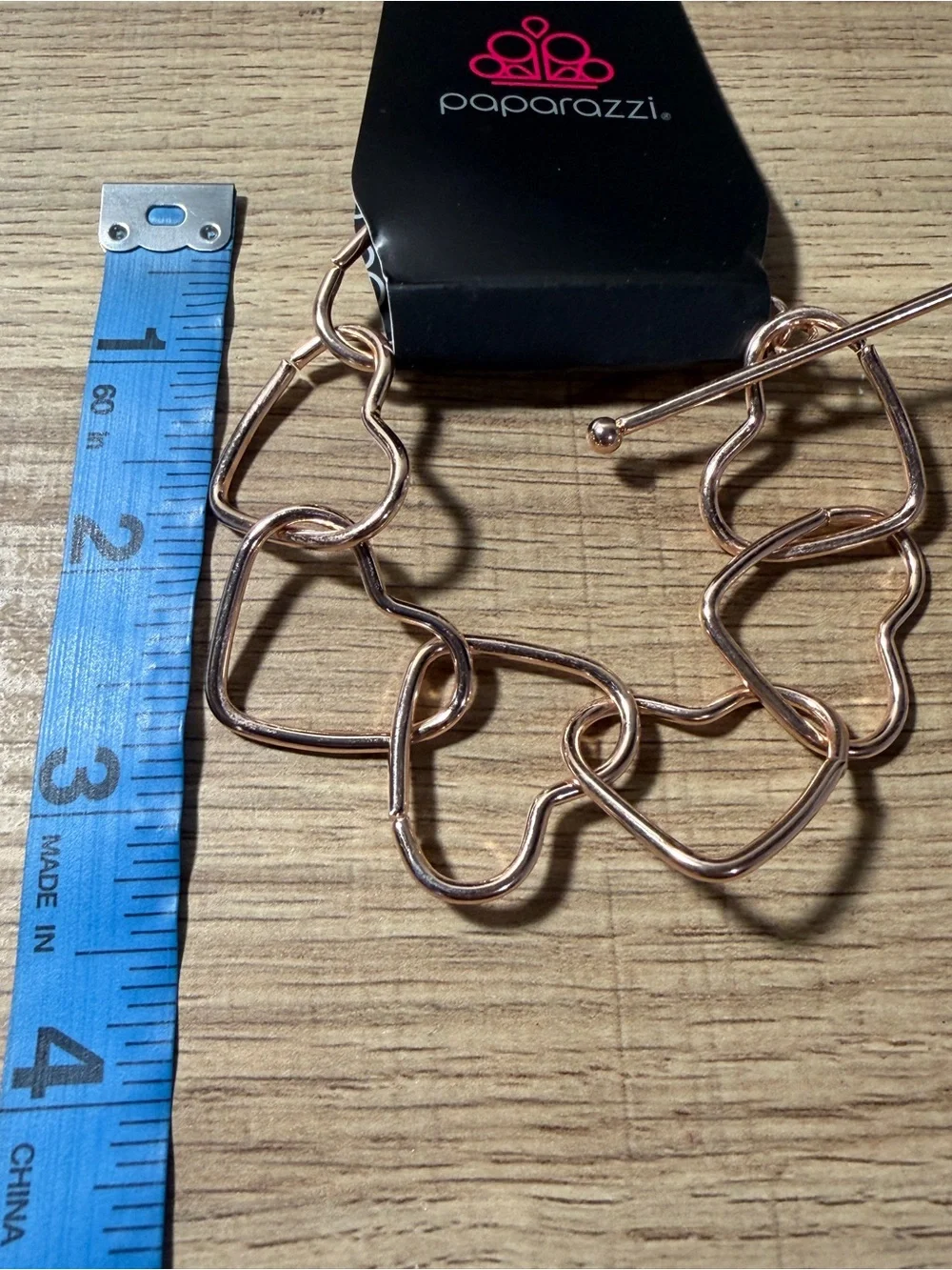 Paparazzi Rose Gold Abstract Link Toggle Bracelet